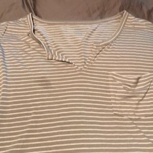 Short sleeved shirt with stain...would come out